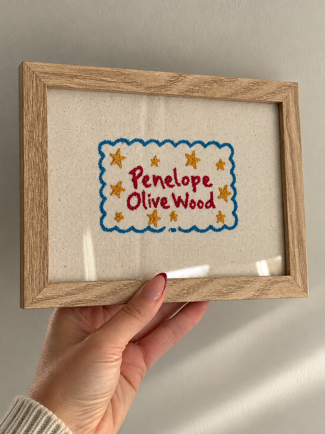 Embroidered Child's Name