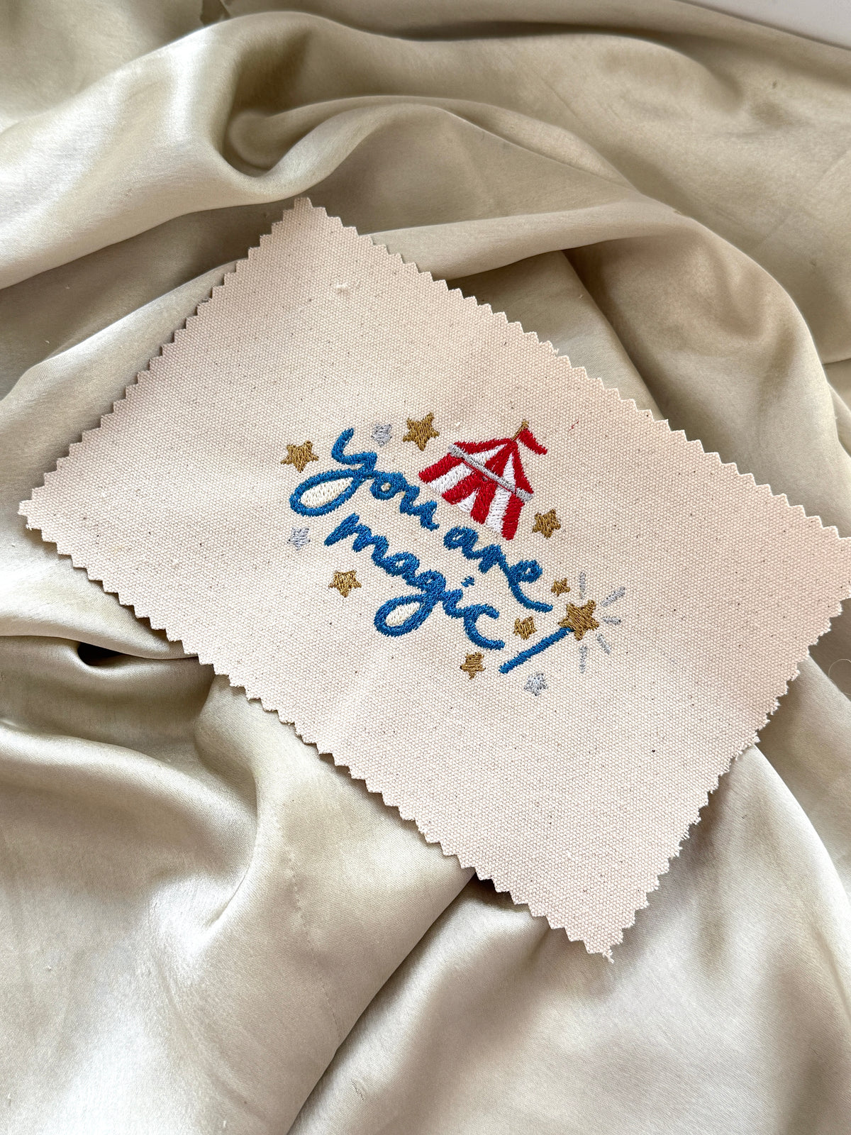'You Are Magic' Embroidered Artwork
