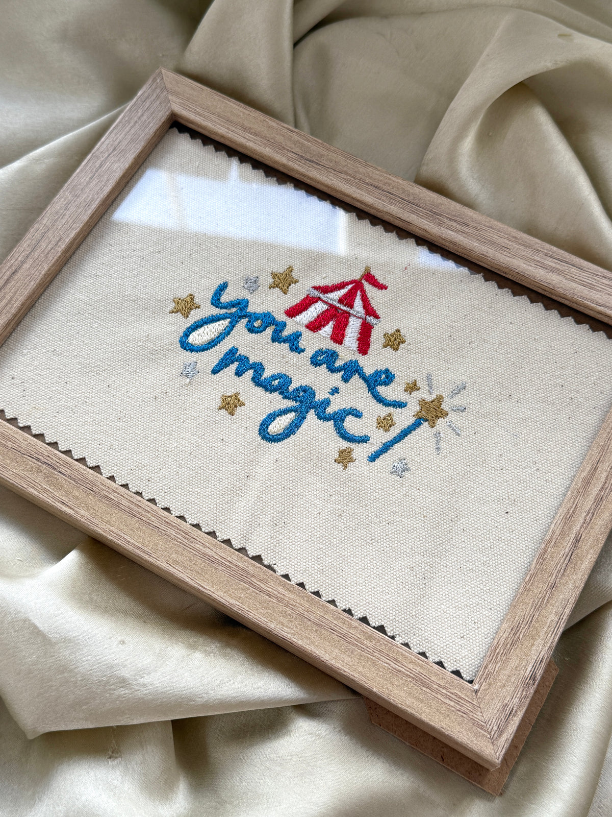 'You Are Magic' Embroidered Artwork